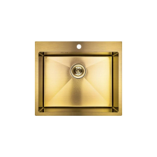 LAVEO Operis MARMARA Inox mosogató: egymedencés, Szín: arany, SAM_G10T mosogatótálca