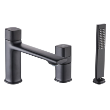  LAVEO Tores 3 lyukú álló kádcsaptelep, fekete csaptelep