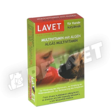 Lavet Algás Multivitamin tabletta kutyáknak 50db vitamin, táplálékkiegészítő kutyáknak