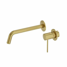  LaVita falba épített mosdócsaptelep, Verdi, falba épített testtel, szálcsiszolt arany színben csaptelep