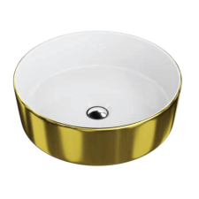  Lavita MERIDA GOLD/WHITE Mosdókagyló, fehér/arany szaniter