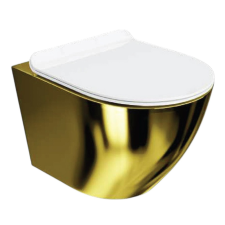  Lavita SOFI SLIM GOLD/WHITE WC, arany zár és alkatrészei