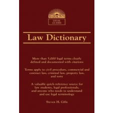  Law Dictionary – Steven H. Gifis idegen nyelvű könyv