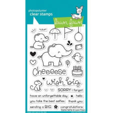 Lawn Fawn Szilikonbélyegző LF1328, Clear Stamps / Elphie Selfie (1 csomag) bélyegző