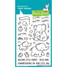 Lawn Fawn Szilikonbélyegző LF3065, elephant parade / Lawn Fawn Clear Stamps (1 csomag) bélyegző