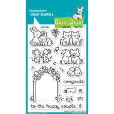 Lawn Fawn Szilikonbélyegző LF3353 - happy couples - Clear Stamps (1 csomag) bélyegző