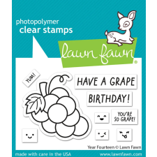 Lawn Fawn Year Fourteen Szilikonbélyegző LF3425 Clear Stamps (1 csomag) bélyegző