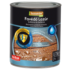 Lazurán LAZURÁN AQUA 3IN1 TEAK 0,75L favédőszer és lazúr