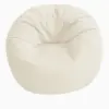 LazyBag Fehér XL méretű babzsákfotel
