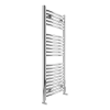 Lazzarini fürdőszoba radiátor sanremo íves króm 1420X500
