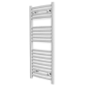 Lazzarini Törölközőszárítós radiátor, 600x1150 íves, fehér, Lazzarini Merano