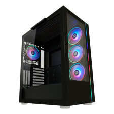 LC-Power LC-808B-ON Skylla X Gaming Számítógépház - Fekete számítógép ház