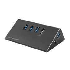 LC-Power LC Power hub - 4 ports (LC-HUB-ALU-2B-4) hub és switch