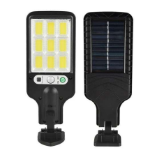LD 180W-s fali led lámpa távirányítóval, napelemmel, mozgásérzékelővel kültéri világítás
