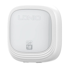 LDNIO A2512Q 2x USB-A Hálózati töltő + Lightning kábel - Fehér (18W) mobiltelefon kellék