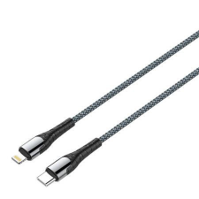 LDNIO LC111-I USB-C+ Lightning kábel 1m szürke mobiltelefon kellék