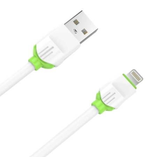 LDNIO LS33 USB-A - Lightning kábel 2.4A 2m fehér (5905316143036) (LS33 lightning) kábel és adapter