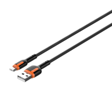 LDNIO LS532 USB - Micro USB 2m kábel (szürke-narancs) kábel és adapter