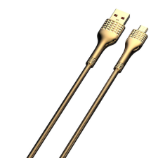 LDNIO LS651 USB-A apa - Micro USB apa 2.0 Adat és töltőkábel - Arany (1m) kábel és adapter