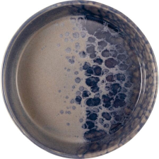 LE COQ Porcelaine Mélytányér, Le COQ Phobos 18 cm, szürkéskék tányér és evőeszköz