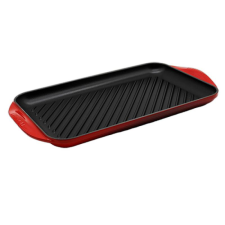 Le Creuset 20132400600460 XL Grillserpenyő - Cseresznye piros (20132400600460) edény