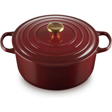 Le Creuset Le Creuset Signature kerek Öntöttvas Sütőtál 28cm - Bordó edény