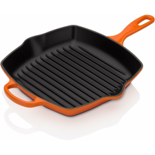 Le Creuset Öntöttvas grillserpenyő 26x26cm - Sütőpiros (20183260900422) edény