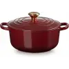 Le Creuset Signature kerek Öntöttvas Sütőtál 20cm - Bordó