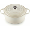 Le Creuset Signature kerek Öntöttvas Sütőtál 26cm - Bézs