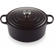 Le Creuset Signature kerek Öntöttvas Sütőtál 30 cm - Fekete edény