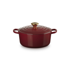 Le Creuset Signature Öntöttvas Lábas fedővel Ø 24cm - Piros edény