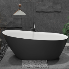  LEA matt b&amp;amp;w szabadonálló kád kád, zuhanykabin