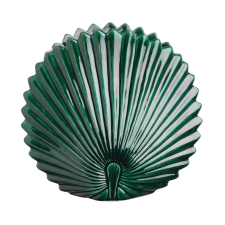 LEAF váza, sötétzöld 24cm dekoráció