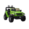 LEAN CARS Electric Ride On Jeep Rubicon 4x4 Green