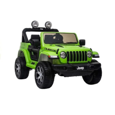 LEAN CARS Electric Ride On Jeep Rubicon 4x4 Green elektromos járgány