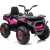 LEAN CARS XMX607 12V Elektromos Quad 4 darab 45W Motorral ,Kulcsos Indulással, EVA Kerekekkel Szülői Távirányítóval Pink 21381 (21381)