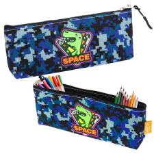 lean Space Dinosaur Pixels Blue tolltartó 20x8cm tolltartó