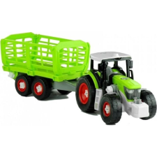 Lean Sport Felhúzható Traktor 43 cm-es Nyitható Pótkocsival (3553) autópálya és játékautó