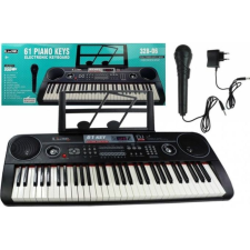 Lean Sport Gyermek Szintetizátor + Mikrofon Fekete 7448 (7448) készségfejlesztő