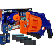 Lean Sport Habpatronos Pisztoly - 48 Patronnal, Kék/Narancssárga (8461) katonásdi