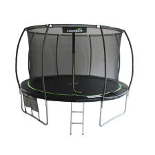  LEAN Sport Max 426 cm-es trambulin fekete-zöld színben trambulin szett