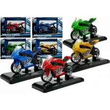 Lean Sport Sport Motorkerékpár - Hangokkal, 1:18, 4 Színben (5061) autópálya és játékautó