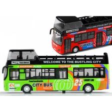 Lean Sport Turisztikai Busz 1_32 Nyitóajtók Zöld (2593) autópálya és játékautó