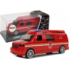 Lean Sport Tűzoltóautó Pullkel és Hanggal (6908) autópálya és játékautó