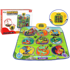 Lean Toys 16669 Dinoszauruszos táncszőnyeg, 90×86 cm oktatójáték