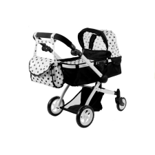 Lean Toys 2 az 1-ben JÁTÉK babakocsi fekete-fehér 3816 játék babakocsi