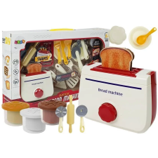Lean Toys 7836 Kenyérpirító és gyurmakészlet, 4 szín konyhakészlet