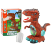 Lean Toys A dinoszaurusz táncoló akadályérzékelő fényei barnán hangzanak