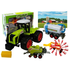 Lean Toys Állítsa be a jármű mezőgazdasági traktor traktor autópálya és játékautó