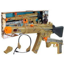 Lean Toys Állítsa be a katonai fegyverek két pisztoly sípot katonásdi